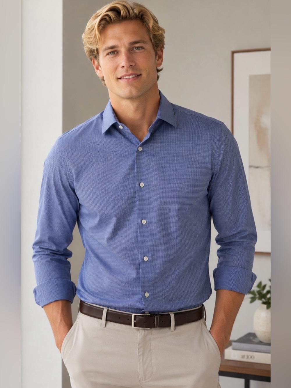 Banana Republic Slim Fit Non Iron Men’s Shirt